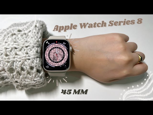 Peguei o Apple Watch séries 8 de 45mm 