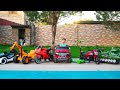 Artem ride on power wheels cars collection learn colors with cars for children funny for kids