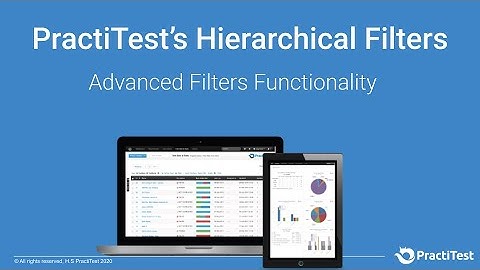 PractiTest - Advanced  Custom Filters