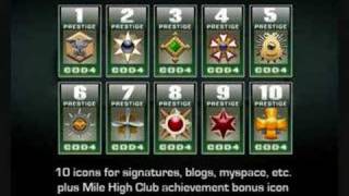 Call Of Duty 4 - Prestige Badges