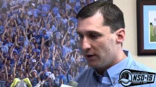 UNC Football: Keith Heckendorf on National Signing Day