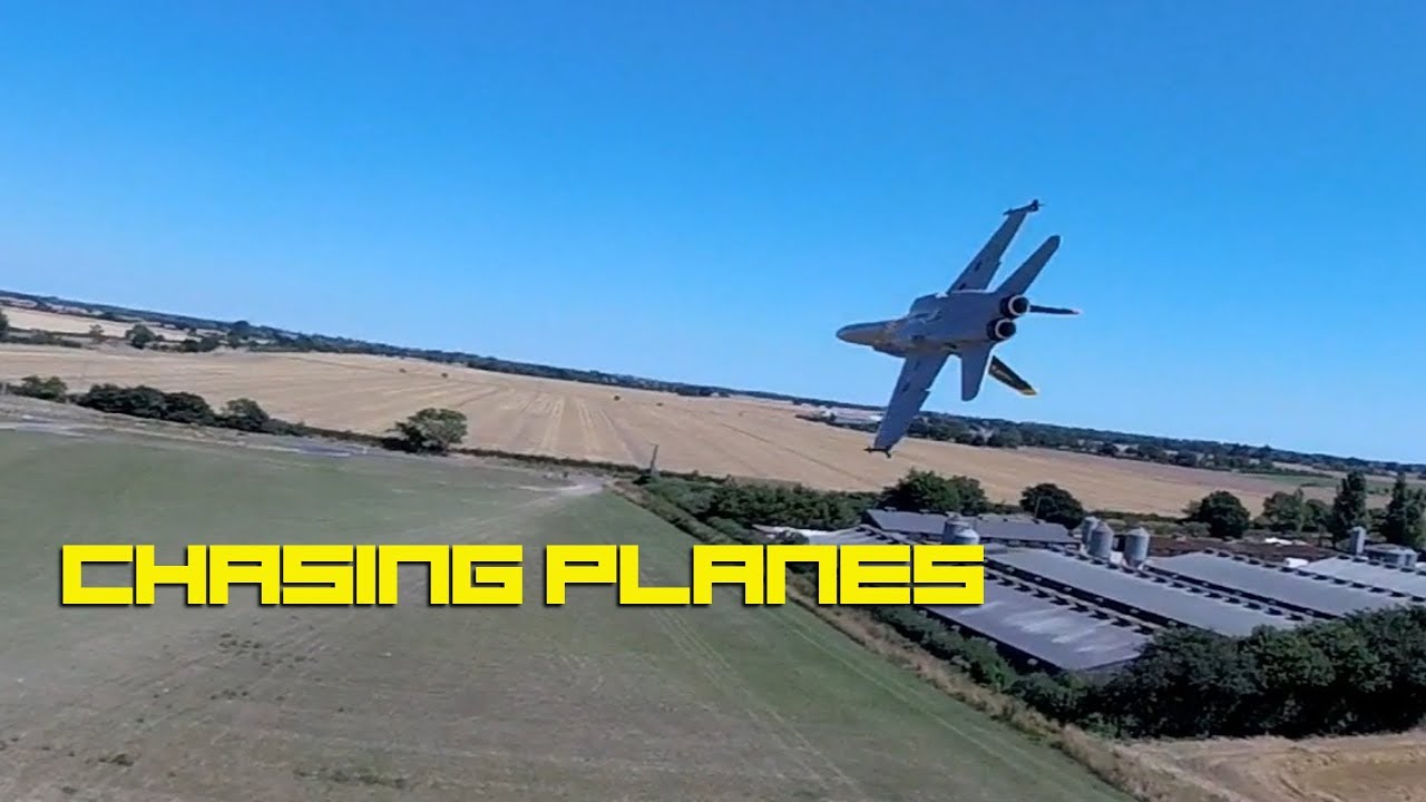 FPV Plane chasing with Propgear and Psychosix