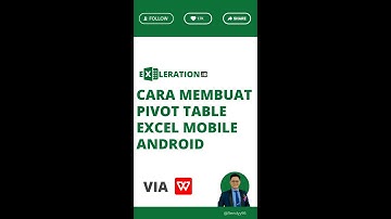 Membuat Pivot Table menggunakan aplikasi mobile Android | Smartphone
