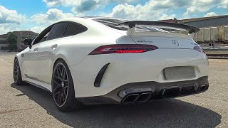 2021 Mercedes-AMG GT63 S with Catless Downpipe - Start Up & Loud Revs I CRAZY POPS AND BANGS 🔥