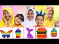 CHALLENGE TEBAK BENTUK POP IT PART 3 | CHIKAKU FAMILY