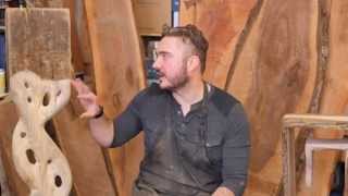 Sculptor and Furniture Maker Paul Kruger Gives Old Lumber and Fallen Trees new Life