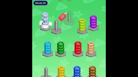 Nut Sort Puzzle Level 401 - 410 Walkthrough