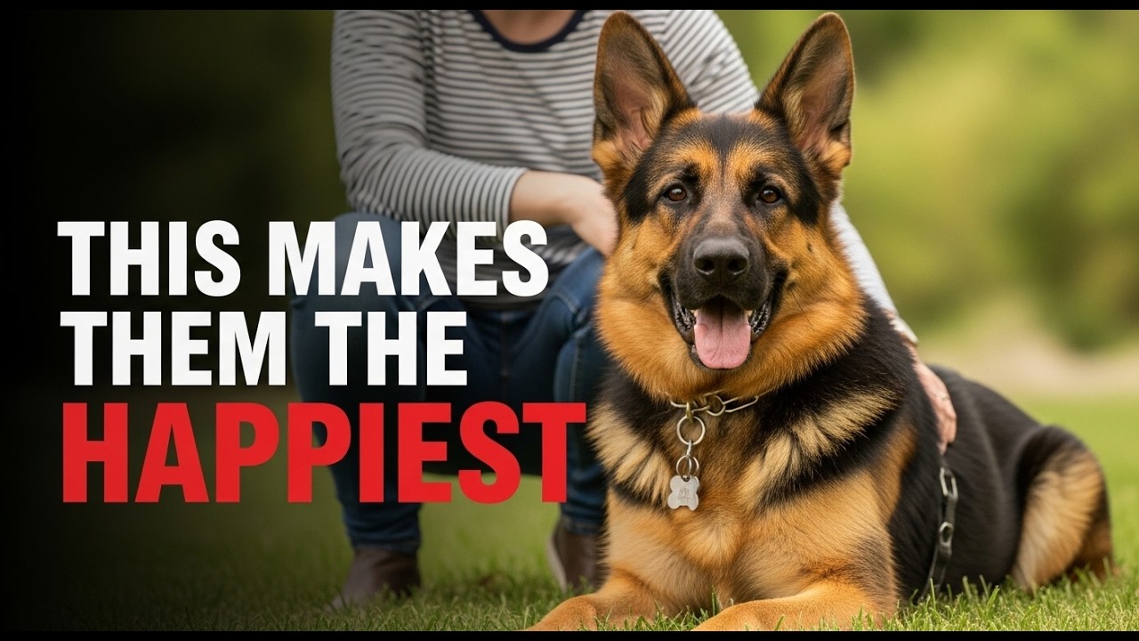 How to Make Your German Shepherd TRULY Happy ?❤️ (10 Proven Ways!)