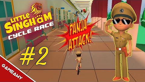 Little Singham Cycle Race Gameplay Full Screen Part 2 (Android) | Gameawy