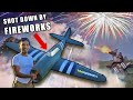 GIANT AIRPLANE vs FIREWORKS!