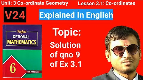 QNo9 ex 3.1 #class6PerfectOptionalMathematics