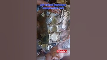 #diy #mechanic compression test technique #tips #oldschool #tutorial #shorts #video