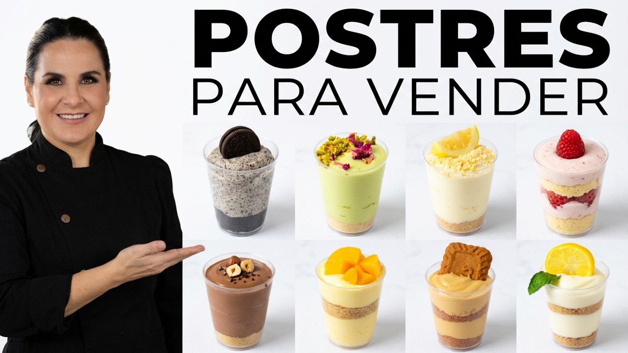 “8 Cheesecakes en vaso fáciles y sin horno | 8 Easy No-Bake Cheesecake Cups”