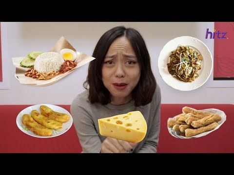 Malaysian Food With Cheese Taste Test! | Helu Pulis