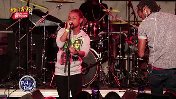 koffee burning up the place at Bob marley Birthday celebration 2019