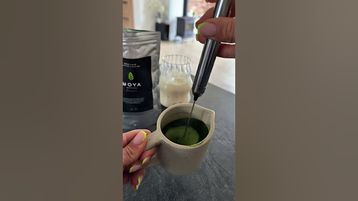 Matcha latte - prosty przepis