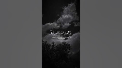 سوره المزمل 🌿 والله يقدر الليل والنهار ۚ علم أن لن تحصوه فتاب عليكم#قران_كريم 🤍.