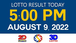 Lotto Results Today August 9 2022 5pm Ez2 Swertres 2D 3D 6D 6/42 6/49 6/58 PCSO