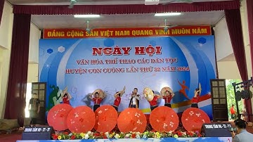 Tiết Mục Múa Nhạc Cụ Văn Hóa Dân Tộc Thái Cực Đẹp Của Đơn Vị Cam Lâm Huyện Con Cuông | Tóc Long Hạnh