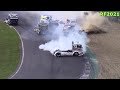 Crashes & action, British Truck racing meeting, Brands Hatch, 5 June 2021