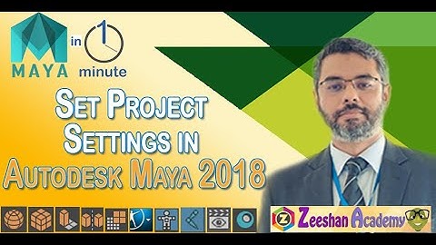 How to Setup Project in Autodesk Maya 2018 | Setting up a Project Folder | Maya Tips-2