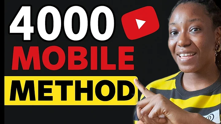 How To Get 4000 Watch Hours Fast Using Just Your Mobile Phone (Step by Step)