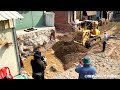New Update Experience Operator Skills Dozer Spreading Sand Building Foundation Village Road