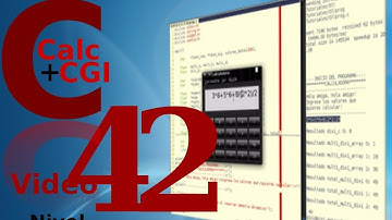 42 Programacion C + CGI Linux Nivel Pre-Intermedio Tutorial Calculadora