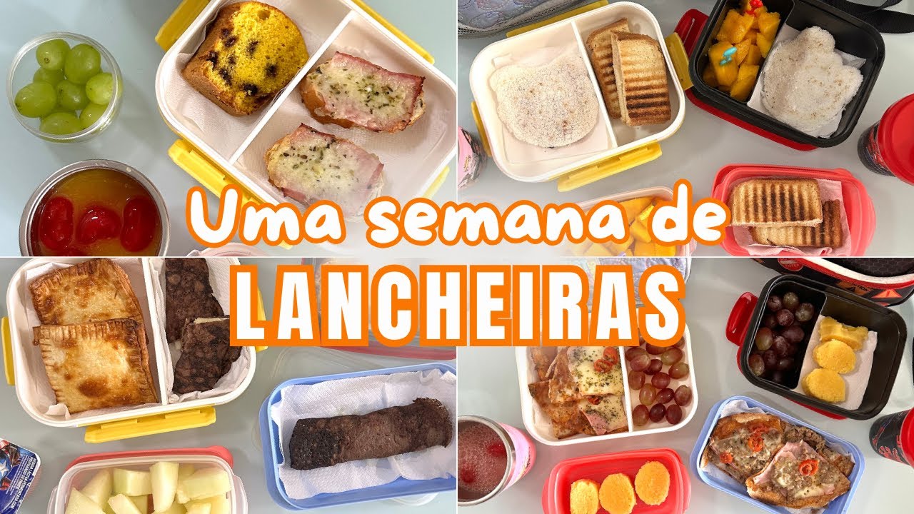 5 LANCHEIRAS ESCOLARES