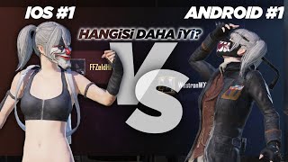 ANDROİD NO1 VS İOS NO1 - EN İYİ ANDROİD OYUNCUSU İLE VS | Pubg Mobile