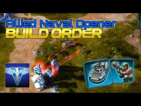Allied Fast Naval into Riptide Javelin Combo Build Order | Red Alert 3