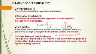 STATISTICAL TESTING HYPOTHESIS PART 1: TYPE 1 ERROR & TYPE II ERROR