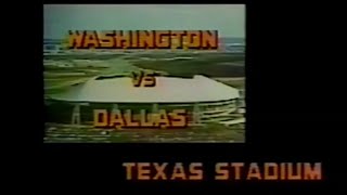 1977 Dallas Cowboys Vs Washington Redskins Week 5 Broadcastpat Summerall Commentary