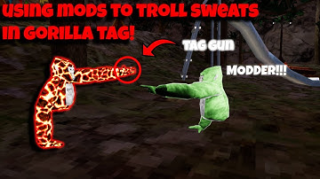 Trolling infection lobbys with mods on Gorilla Tag