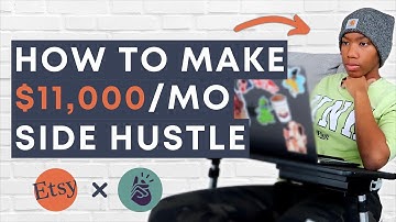 Etsy Print On Demand Side Hustle | How to grow an Etsy POD shop from scratch | Etsy Beginner