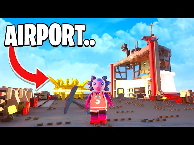 I Built an Airport in my LEGO Fortnite World! (so useful) class=