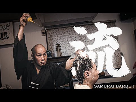 【ASMR】侍BARBERで極上シャンプー／山口理容店