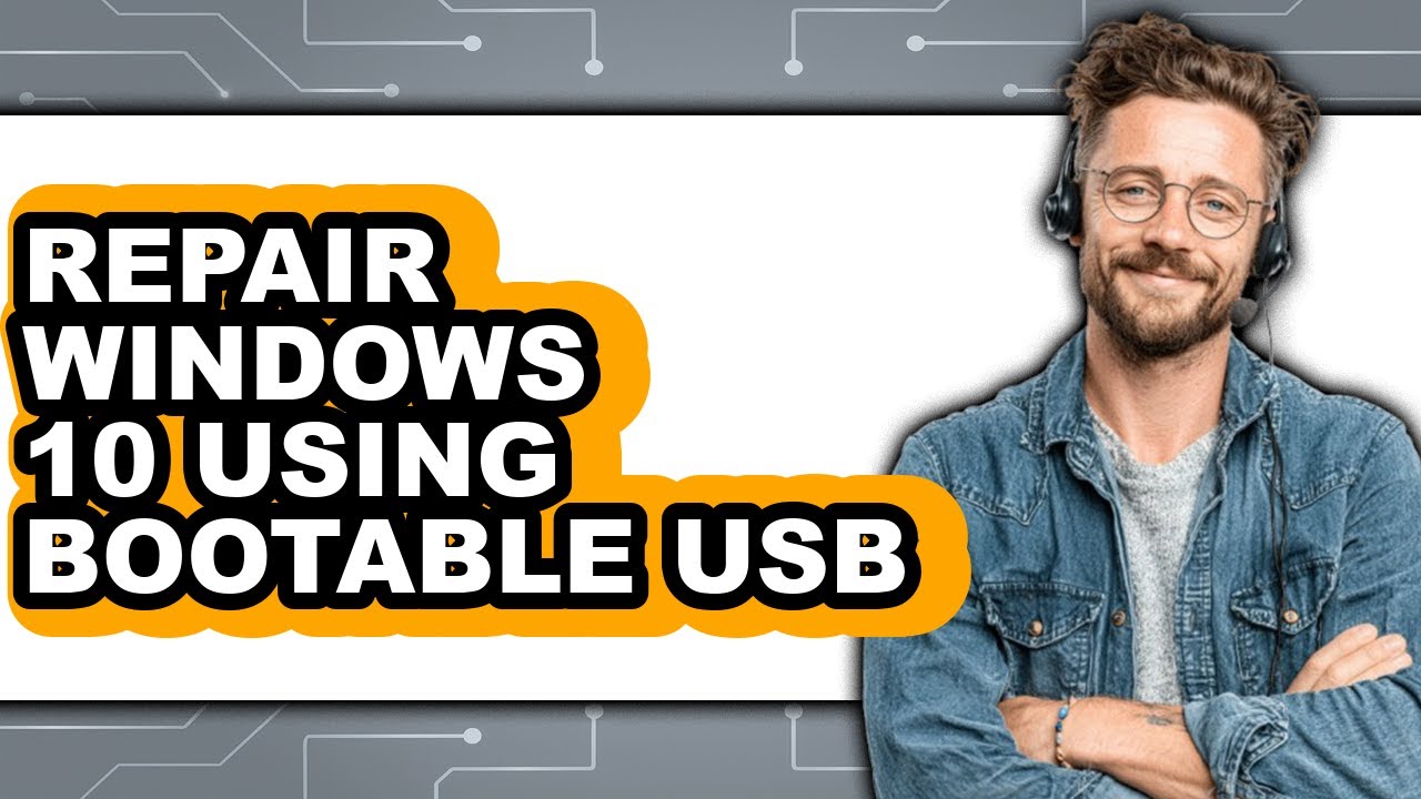 How to Repair Windows 10 Using Bootable Usb (easy Method) - YouTube