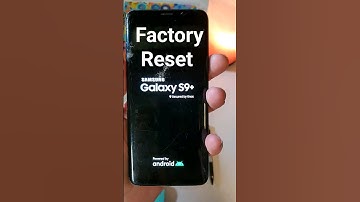 Factory Reset Samsung Galaxy S9+ S9 Plus