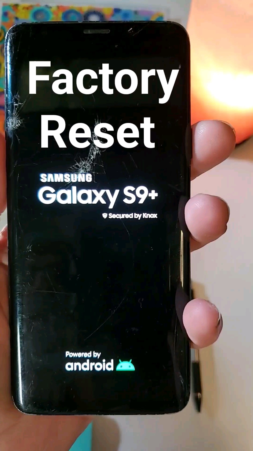 Factory Reset Samsung Galaxy S9+ S9 Plus - YouTube