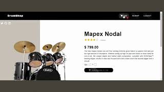 Ecommerce Prototype with React and Django