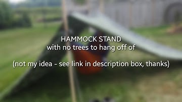 No Tree - Hammock Setup Walk-Around