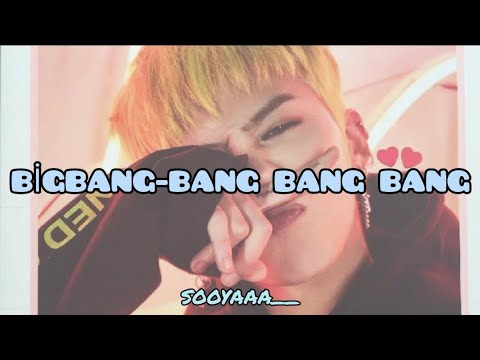 BİGBANG (빅뱅)-BANG BANG BANG | Kolay okunuş | easy lyrics