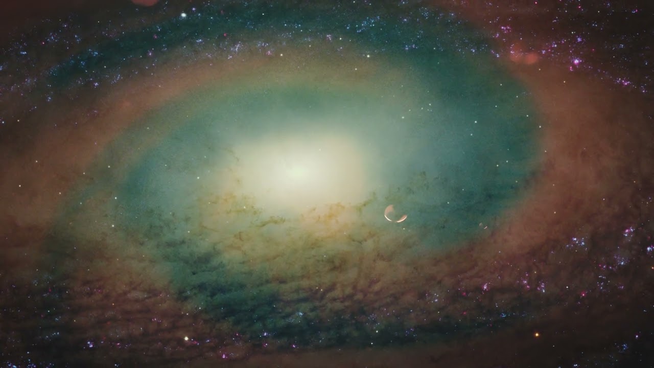 Overlapping spatial images abstract video|Background|Animation|3d|Space|Star|Galaxy|Cosmic|Stars