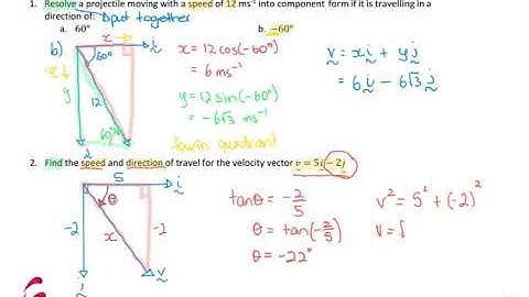 EXT 1 Projectile Motion - Representing Projectile Motion Using Vectors