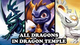 Skylanders Imaginators - All Dragons in Dragon Temple GAMEPLAY