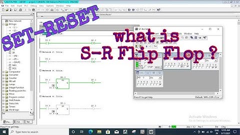 SET-RESET INSTRUCTION | S-R FLIP-FLOP | MIDLINE OUTPUT # CHAPTER 1