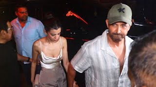 Hrithik Roshan With Gf Saba Azad Together At Bandra