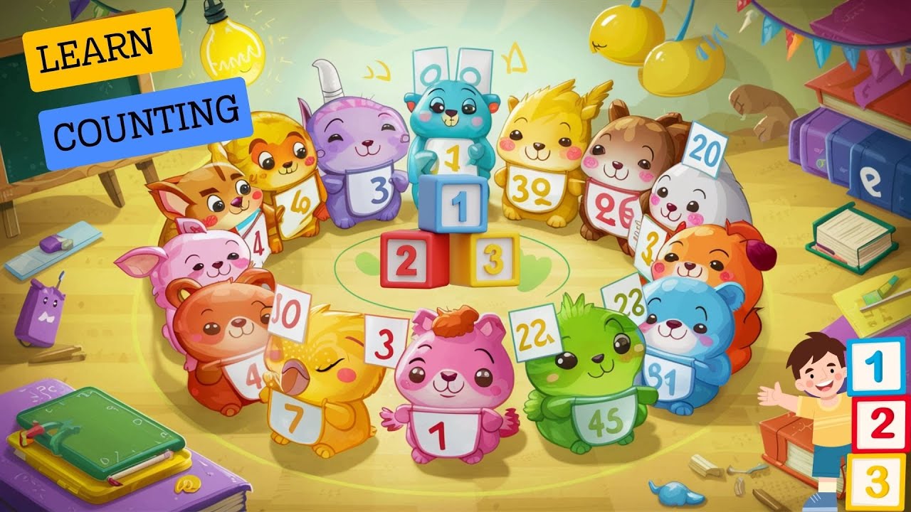 Learn counting with adventure learn 1to20 with fun and excitement ...