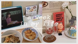 vlog ep.23 : อยู่บ้าน ดูNetflix เรียนออนไลน์ homecafe ตุนของกิน | yellowpeach